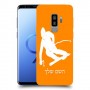 סקִי כיסוי מגן קשיח בעיצוב אישי עם השם שלך ל Samsung Galaxy S9+ יחידה אחת סקרין מובייל