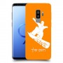סנובורד כיסוי מגן קשיח בעיצוב אישי עם השם שלך ל Samsung Galaxy S9+ יחידה אחת סקרין מובייל