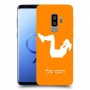 אימון ספורט - אישה כיסוי מגן קשיח בעיצוב אישי עם השם שלך ל Samsung Galaxy S9+ יחידה אחת סקרין מובייל