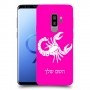 עקרב כיסוי מגן קשיח בעיצוב אישי עם השם שלך ל Samsung Galaxy S9+ יחידה אחת סקרין מובייל