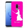 סמוראי כיסוי מגן קשיח בעיצוב אישי עם השם שלך ל Samsung Galaxy S9+ יחידה אחת סקרין מובייל