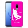 סקִי כיסוי מגן קשיח בעיצוב אישי עם השם שלך ל Samsung Galaxy S9+ יחידה אחת סקרין מובייל