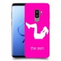 אימון ספורט - אישה כיסוי מגן קשיח בעיצוב אישי עם השם שלך ל Samsung Galaxy S9+ יחידה אחת סקרין מובייל