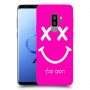 סמיילי כיסוי מגן קשיח בעיצוב אישי עם השם שלך ל Samsung Galaxy S9+ יחידה אחת סקרין מובייל