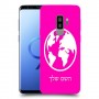 עולם כיסוי מגן קשיח בעיצוב אישי עם השם שלך ל Samsung Galaxy S9+ יחידה אחת סקרין מובייל