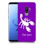 עקרב כיסוי מגן קשיח בעיצוב אישי עם השם שלך ל Samsung Galaxy S9+ יחידה אחת סקרין מובייל