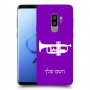 חצוצרה כיסוי מגן קשיח בעיצוב אישי עם השם שלך ל Samsung Galaxy S9+ יחידה אחת סקרין מובייל