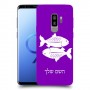 דגים כיסוי מגן קשיח בעיצוב אישי עם השם שלך ל Samsung Galaxy S9+ יחידה אחת סקרין מובייל