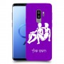 תאומים כיסוי מגן קשיח בעיצוב אישי עם השם שלך ל Samsung Galaxy S9+ יחידה אחת סקרין מובייל