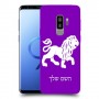 אריה כיסוי מגן קשיח בעיצוב אישי עם השם שלך ל Samsung Galaxy S9+ יחידה אחת סקרין מובייל