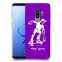 ילד סקייטבורד כיסוי מגן קשיח בעיצוב אישי עם השם שלך ל Samsung Galaxy S9+ יחידה אחת סקרין מובייל