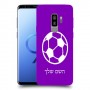 כדורגל - כדור כיסוי מגן קשיח בעיצוב אישי עם השם שלך ל Samsung Galaxy S9+ יחידה אחת סקרין מובייל