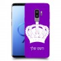 כתר מלכותי כיסוי מגן קשיח בעיצוב אישי עם השם שלך ל Samsung Galaxy S9+ יחידה אחת סקרין מובייל