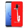 סקספון כיסוי מגן קשיח בעיצוב אישי עם השם שלך ל Samsung Galaxy S9+ יחידה אחת סקרין מובייל