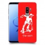 ילד סקייטבורד כיסוי מגן קשיח בעיצוב אישי עם השם שלך ל Samsung Galaxy S9+ יחידה אחת סקרין מובייל