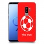 כדורגל - כדור כיסוי מגן קשיח בעיצוב אישי עם השם שלך ל Samsung Galaxy S9+ יחידה אחת סקרין מובייל