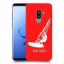 גלישת מפרש כיסוי מגן קשיח בעיצוב אישי עם השם שלך ל Samsung Galaxy S9+ יחידה אחת סקרין מובייל