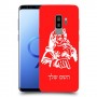 סנטה קלאוס כיסוי מגן קשיח בעיצוב אישי עם השם שלך ל Samsung Galaxy S9+ יחידה אחת סקרין מובייל