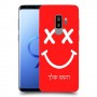 סמיילי כיסוי מגן קשיח בעיצוב אישי עם השם שלך ל Samsung Galaxy S9+ יחידה אחת סקרין מובייל