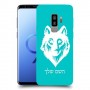 זאב כיסוי מגן קשיח בעיצוב אישי עם השם שלך ל Samsung Galaxy S9+ יחידה אחת סקרין מובייל