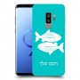 דגים כיסוי מגן קשיח בעיצוב אישי עם השם שלך ל Samsung Galaxy S9+ יחידה אחת סקרין מובייל