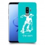 ילד סקייטבורד כיסוי מגן קשיח בעיצוב אישי עם השם שלך ל Samsung Galaxy S9+ יחידה אחת סקרין מובייל