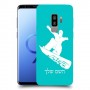 סנובורד כיסוי מגן קשיח בעיצוב אישי עם השם שלך ל Samsung Galaxy S9+ יחידה אחת סקרין מובייל