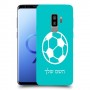כדורגל - כדור כיסוי מגן קשיח בעיצוב אישי עם השם שלך ל Samsung Galaxy S9+ יחידה אחת סקרין מובייל
