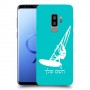 גלישת מפרש כיסוי מגן קשיח בעיצוב אישי עם השם שלך ל Samsung Galaxy S9+ יחידה אחת סקרין מובייל