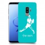 שחקן טניס כיסוי מגן קשיח בעיצוב אישי עם השם שלך ל Samsung Galaxy S9+ יחידה אחת סקרין מובייל
