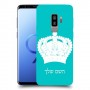 כתר מלכותי כיסוי מגן קשיח בעיצוב אישי עם השם שלך ל Samsung Galaxy S9+ יחידה אחת סקרין מובייל