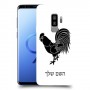 תרנגול כיסוי מגן קשיח בעיצוב אישי עם השם שלך ל Samsung Galaxy S9+ יחידה אחת סקרין מובייל