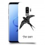 ציפור לבלוע כיסוי מגן קשיח בעיצוב אישי עם השם שלך ל Samsung Galaxy S9+ יחידה אחת סקרין מובייל