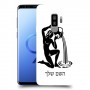 דלי כיסוי מגן קשיח בעיצוב אישי עם השם שלך ל Samsung Galaxy S9+ יחידה אחת סקרין מובייל