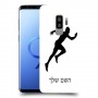 רץ כיסוי מגן קשיח בעיצוב אישי עם השם שלך ל Samsung Galaxy S9+ יחידה אחת סקרין מובייל