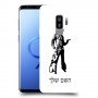מערב פרוע - קאובוי כיסוי מגן קשיח בעיצוב אישי עם השם שלך ל Samsung Galaxy S9+ יחידה אחת סקרין מובייל