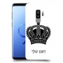 כתר מלכותי כיסוי מגן קשיח בעיצוב אישי עם השם שלך ל Samsung Galaxy S9+ יחידה אחת סקרין מובייל