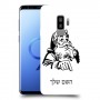 סנטה קלאוס כיסוי מגן קשיח בעיצוב אישי עם השם שלך ל Samsung Galaxy S9+ יחידה אחת סקרין מובייל