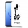 פסל החירות כיסוי מגן קשיח בעיצוב אישי עם השם שלך ל Samsung Galaxy S9+ יחידה אחת סקרין מובייל