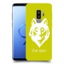 זאב כיסוי מגן קשיח בעיצוב אישי עם השם שלך ל Samsung Galaxy S9+ יחידה אחת סקרין מובייל