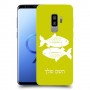 דגים כיסוי מגן קשיח בעיצוב אישי עם השם שלך ל Samsung Galaxy S9+ יחידה אחת סקרין מובייל