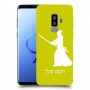 סמוראי כיסוי מגן קשיח בעיצוב אישי עם השם שלך ל Samsung Galaxy S9+ יחידה אחת סקרין מובייל