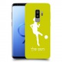 כדורגל - אישה כיסוי מגן קשיח בעיצוב אישי עם השם שלך ל Samsung Galaxy S9+ יחידה אחת סקרין מובייל