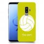 כדורעף - כדור כיסוי מגן קשיח בעיצוב אישי עם השם שלך ל Samsung Galaxy S9+ יחידה אחת סקרין מובייל