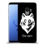 זאב כיסוי מגן קשיח בעיצוב אישי עם השם שלך ל Samsung Galaxy S9 יחידה אחת סקרין מובייל