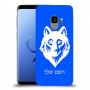 זאב כיסוי מגן קשיח בעיצוב אישי עם השם שלך ל Samsung Galaxy S9 יחידה אחת סקרין מובייל
