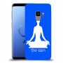 יוגה כיסוי מגן קשיח בעיצוב אישי עם השם שלך ל Samsung Galaxy S9 יחידה אחת סקרין מובייל