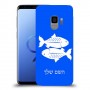 דגים כיסוי מגן קשיח בעיצוב אישי עם השם שלך ל Samsung Galaxy S9 יחידה אחת סקרין מובייל
