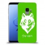 זאב כיסוי מגן קשיח בעיצוב אישי עם השם שלך ל Samsung Galaxy S9 יחידה אחת סקרין מובייל