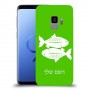 דגים כיסוי מגן קשיח בעיצוב אישי עם השם שלך ל Samsung Galaxy S9 יחידה אחת סקרין מובייל